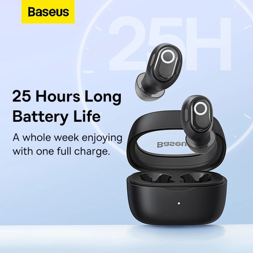 Tai nghe Baseus Bowie WM02 True Wireless Earphones loại tai nghe nhét tai Bluetooth 5.3 [HÀNG CHÍNH