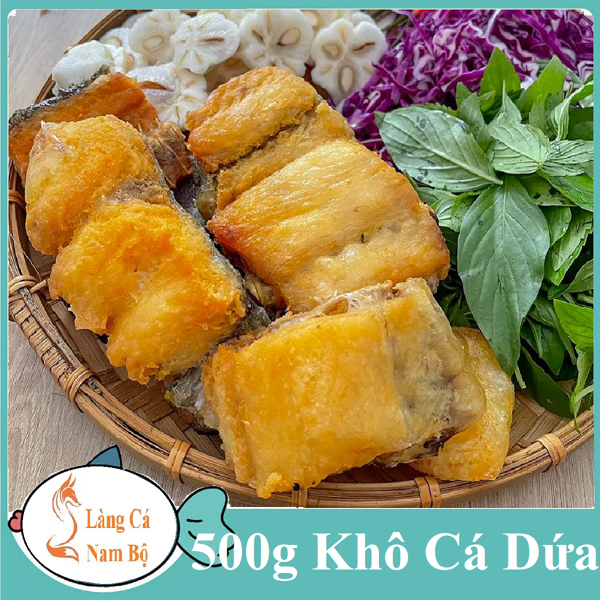 Khô cá dứa bỏ đầu còn thịt hàng mới loại 1 - làng cá nam bộ