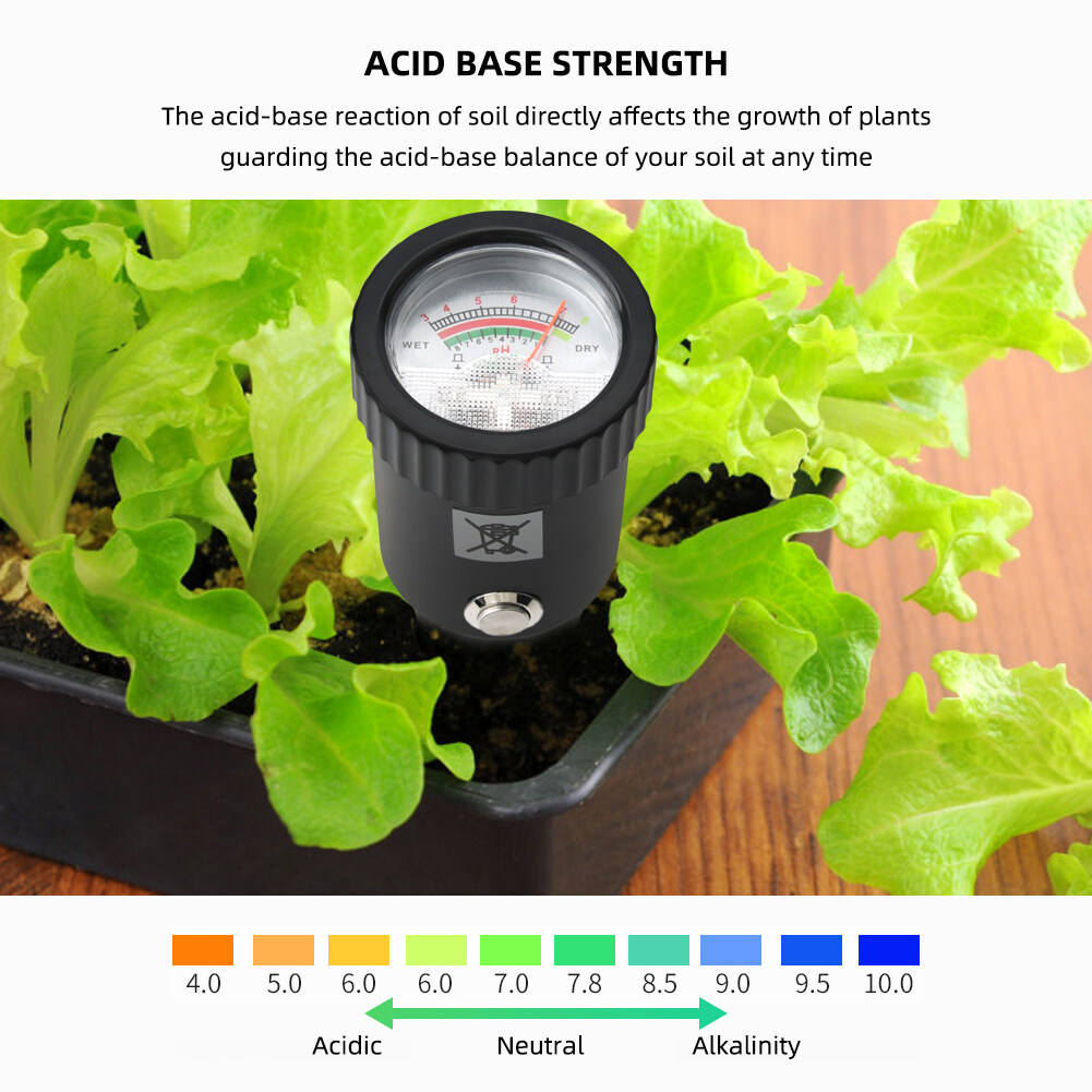Multi-Purpose Soil Moisture / Ph / Acidity / Temperature Meter