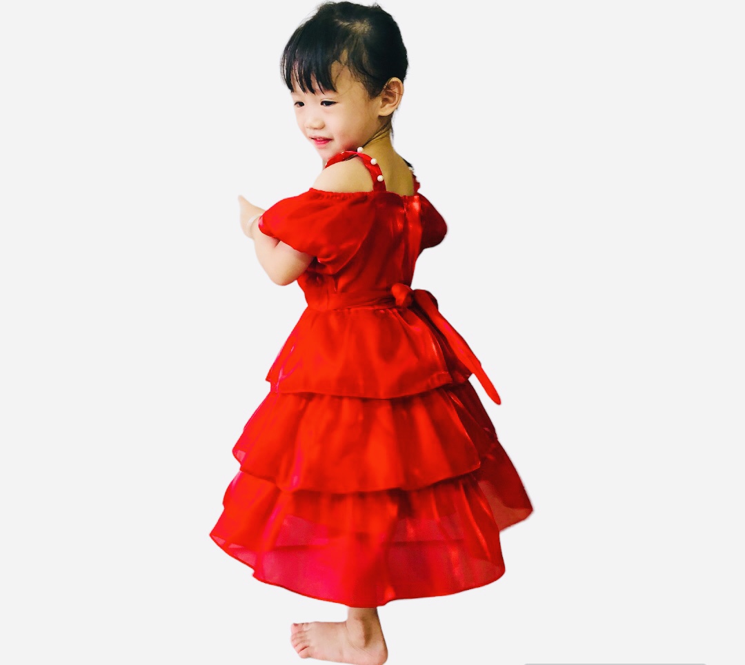 Đầm Công Chúa Bé Gái Thanh Lịch Đáng Yêu