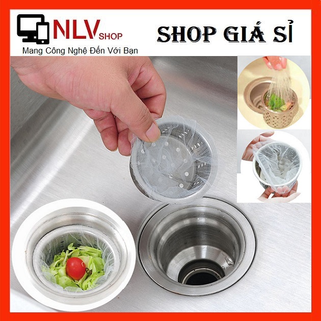 🍄 Bộ 100 / 30 túi lưới lọc rác tiện dụng dành cho bồn rửa chén 🍄