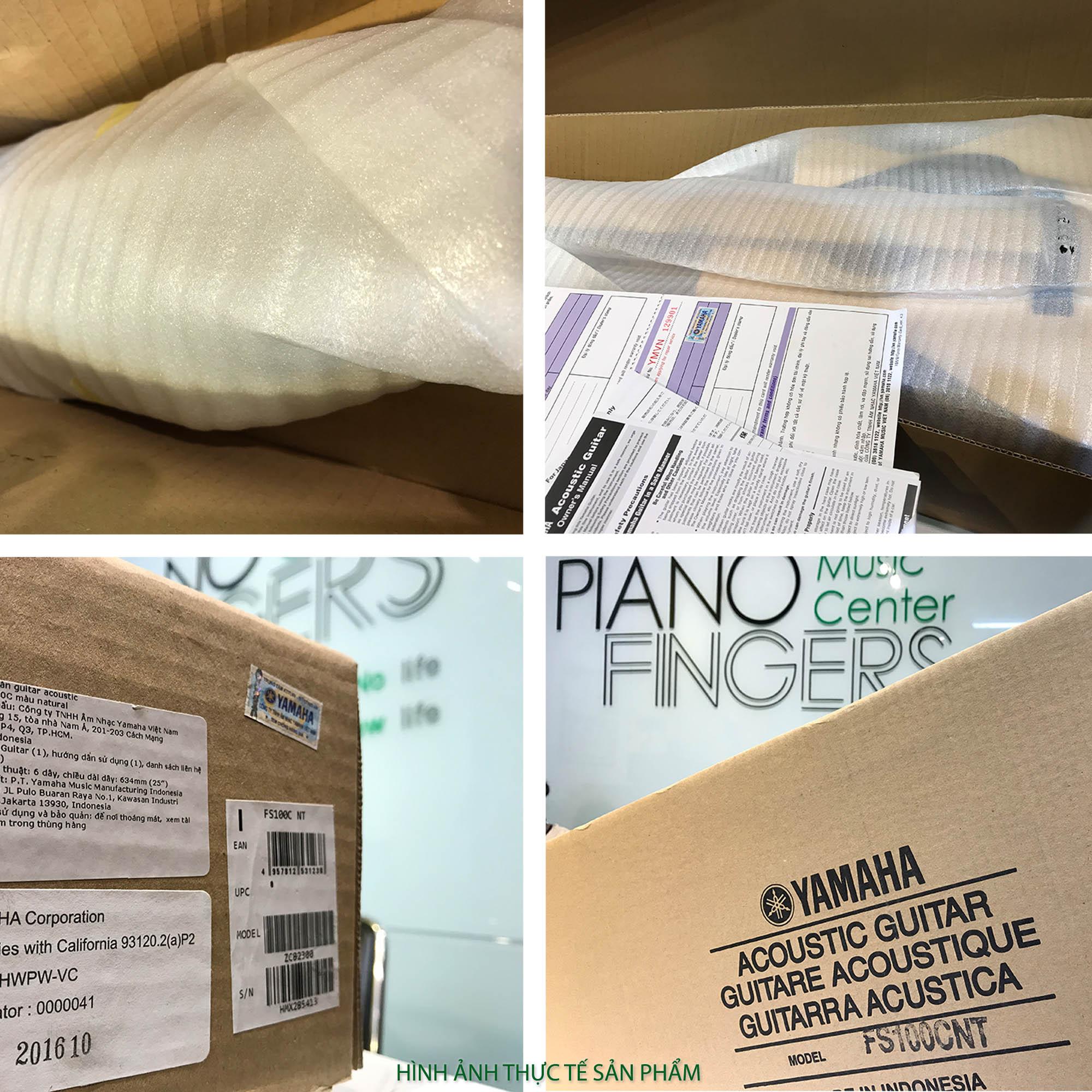 Đàn guitar acoustic Yamaha FS-100C (Màu gỗ)