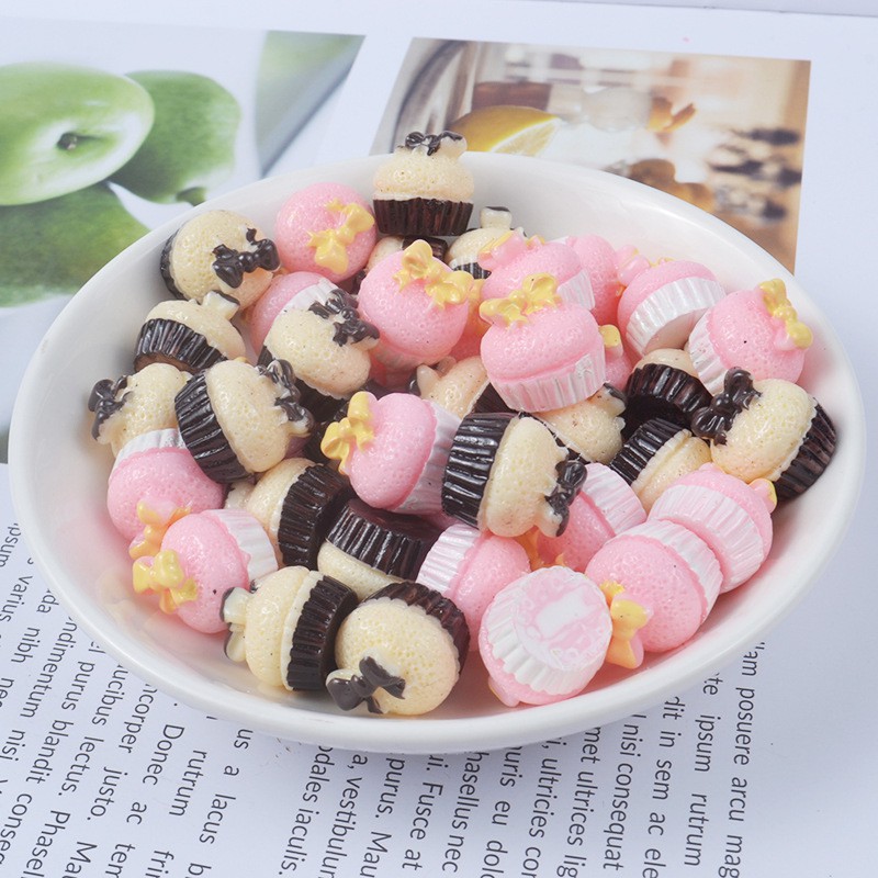 [HCM]Bánh Cupcake Nhiều Màu Charm Slime [1 cái ]