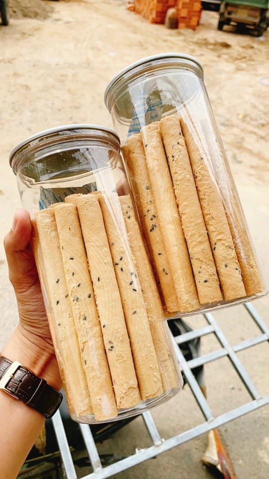 Bánh Ống Mè Trai Đẹp 250G