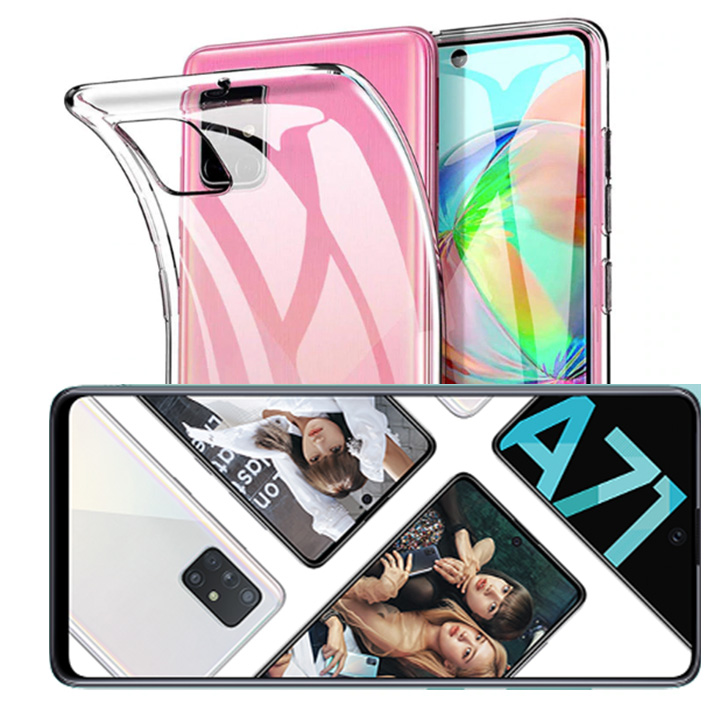 Ốp lưng dẻo silicon trong suốt Samsung A71