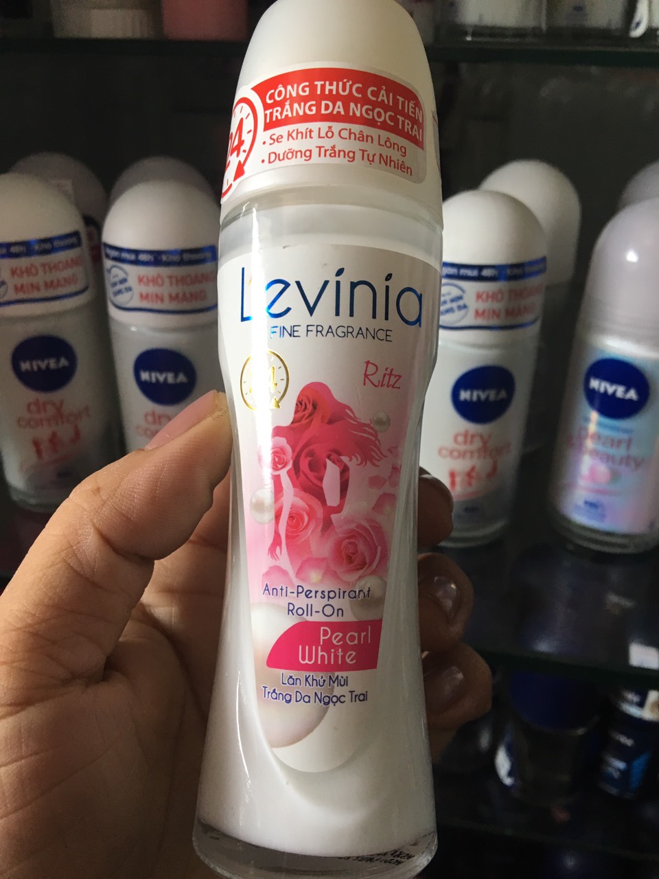 [HCM]lăn khử mùi levinia 60ml