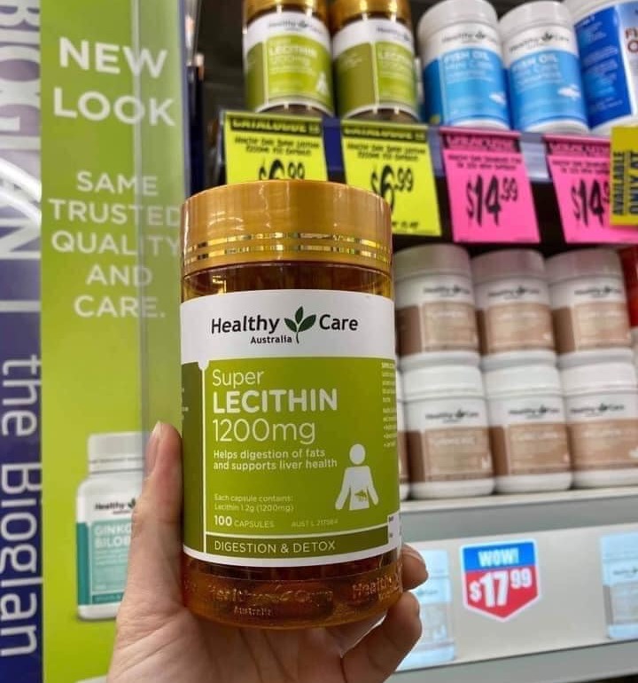 Mầm đậu nành Healthy Care Super Lecithin 100 viên