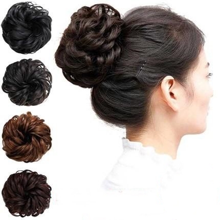 [ hàng hót, hàng loại 1 ] tóc giả nữ búi cột, búi rối, búi tóc giả, tóc búi cho mẹ