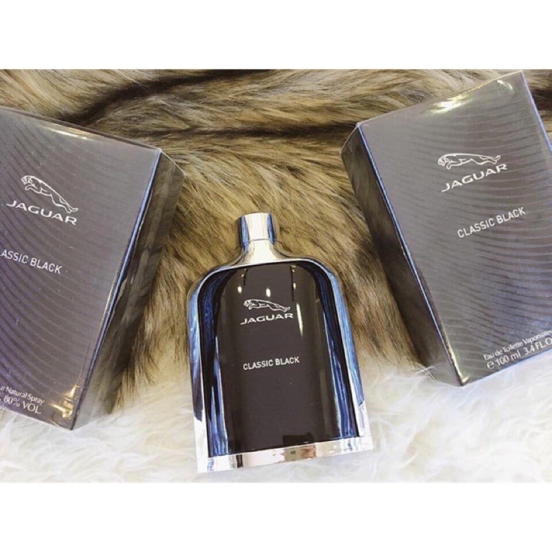 [HCM]Nước hoa nam Jaguar Classic Black 100ml full seal