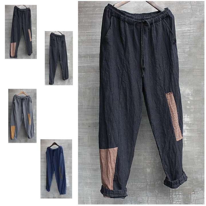 mens plus size hemp casual pants