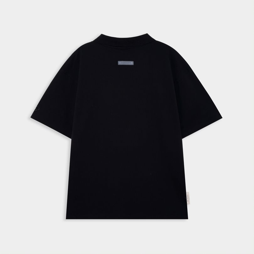 Áo Polo Outerity Minimalist / Màu Đen ORT.B 701
