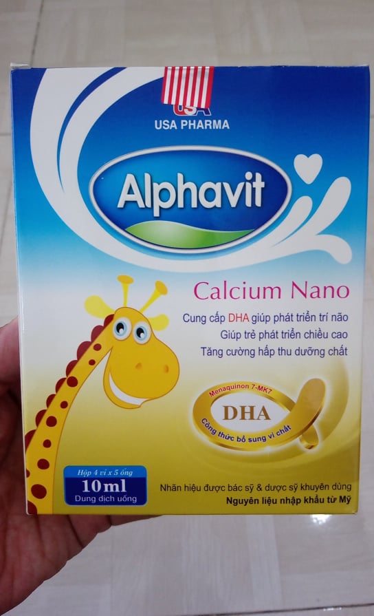 Nước Siro Alphavit Calcium Nano bổ sung canxi cho bé