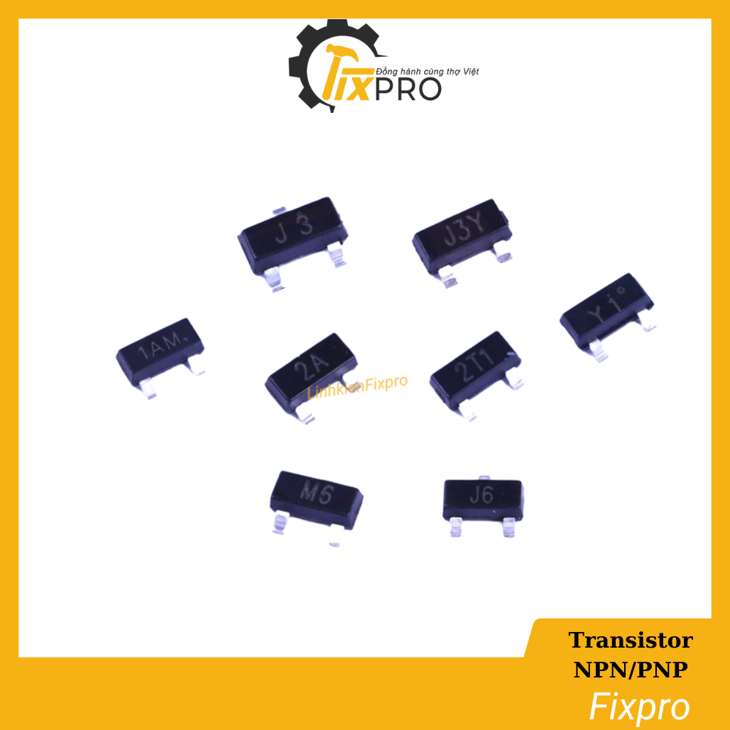 S8550 PNP Transistor 0.5A 25V TO-92 chất lượng tốt (Túi 10 con)