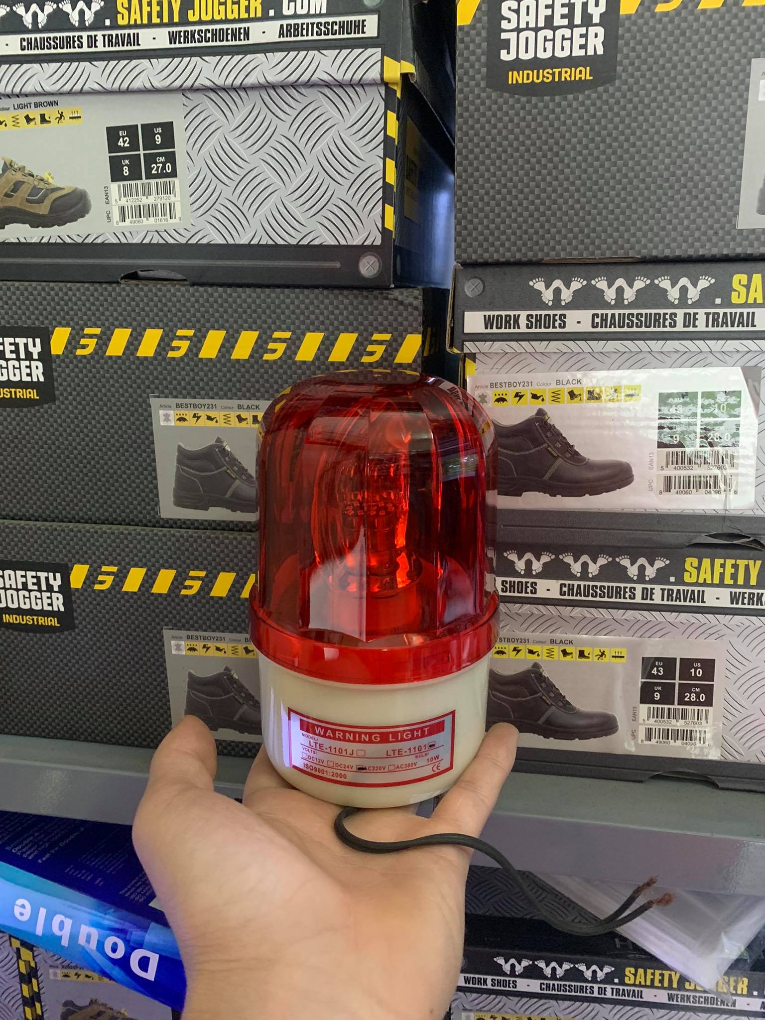 Đèn quay cảnh báo 220V không còi