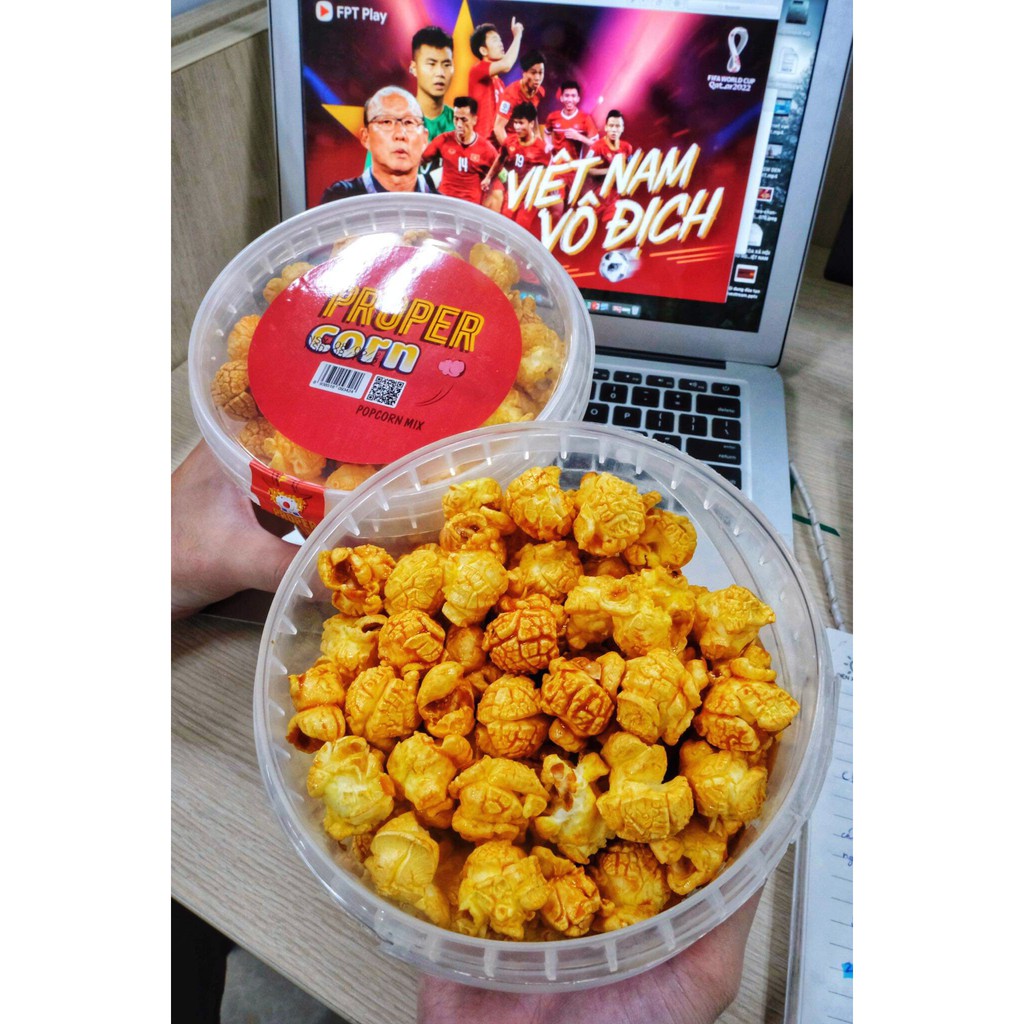 Bắp rang bơ vị Caramel & Cheese - VỊ MIX MỚI