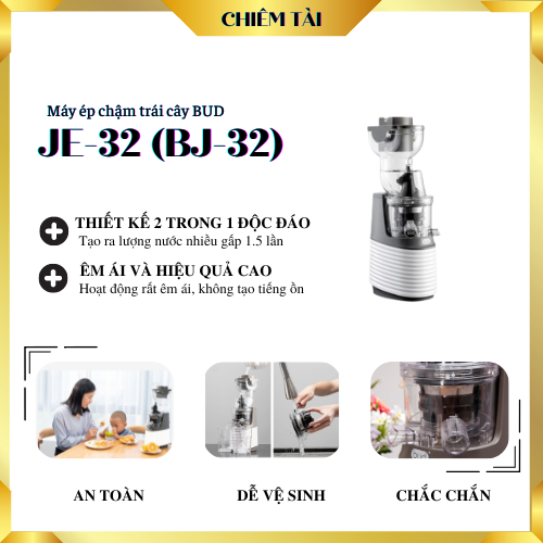 [HCM]Máy ép trái cây BUD JE-32 (BJ-32)