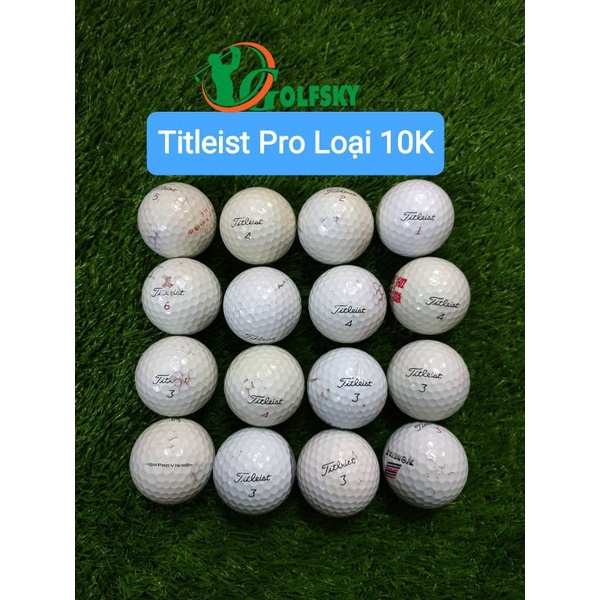 Bóng golf cũ titleist prov1, v1x 4 lớp chất lượng tốt - used golf ball