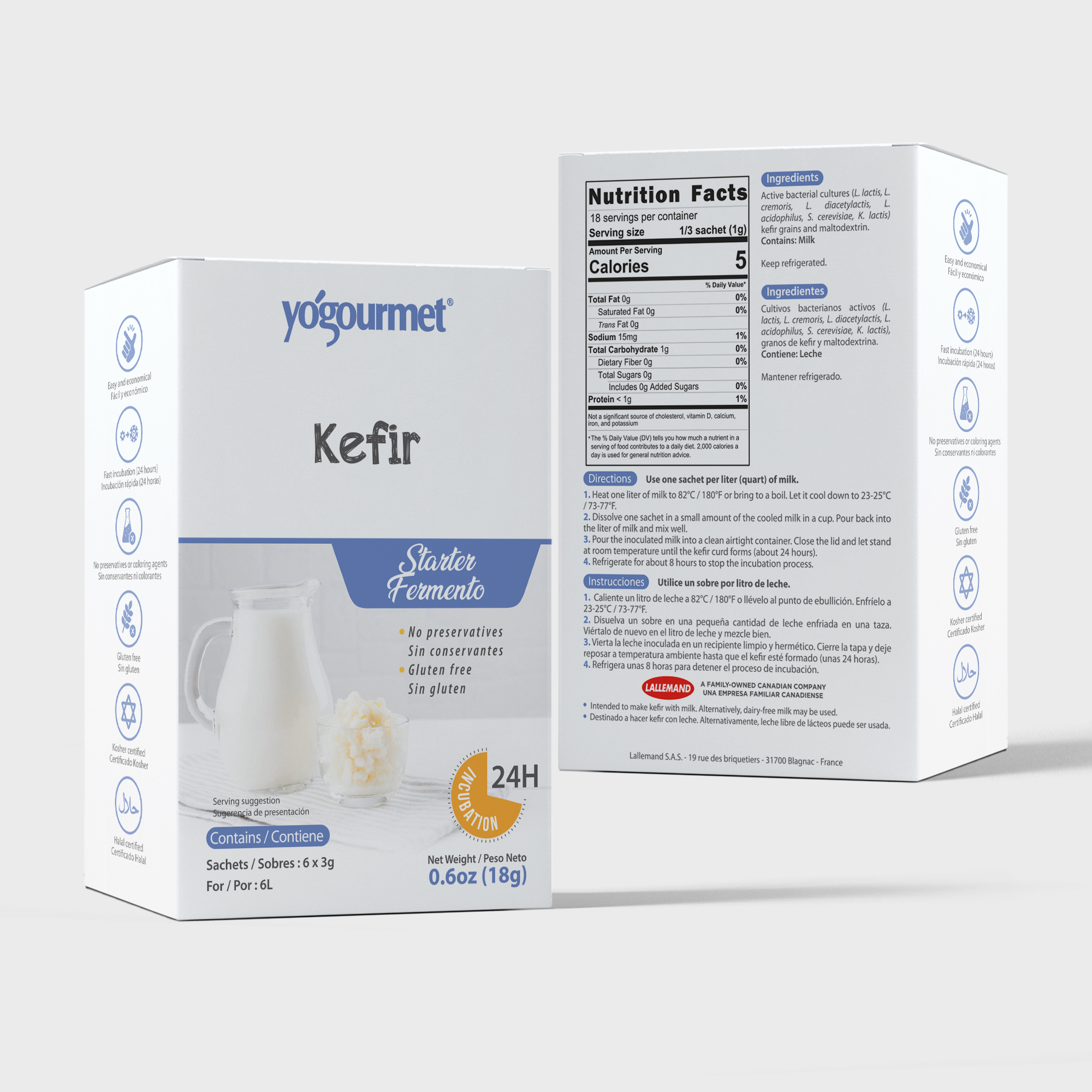 Yogourmet Freeze-dried Kefir starter, 30g