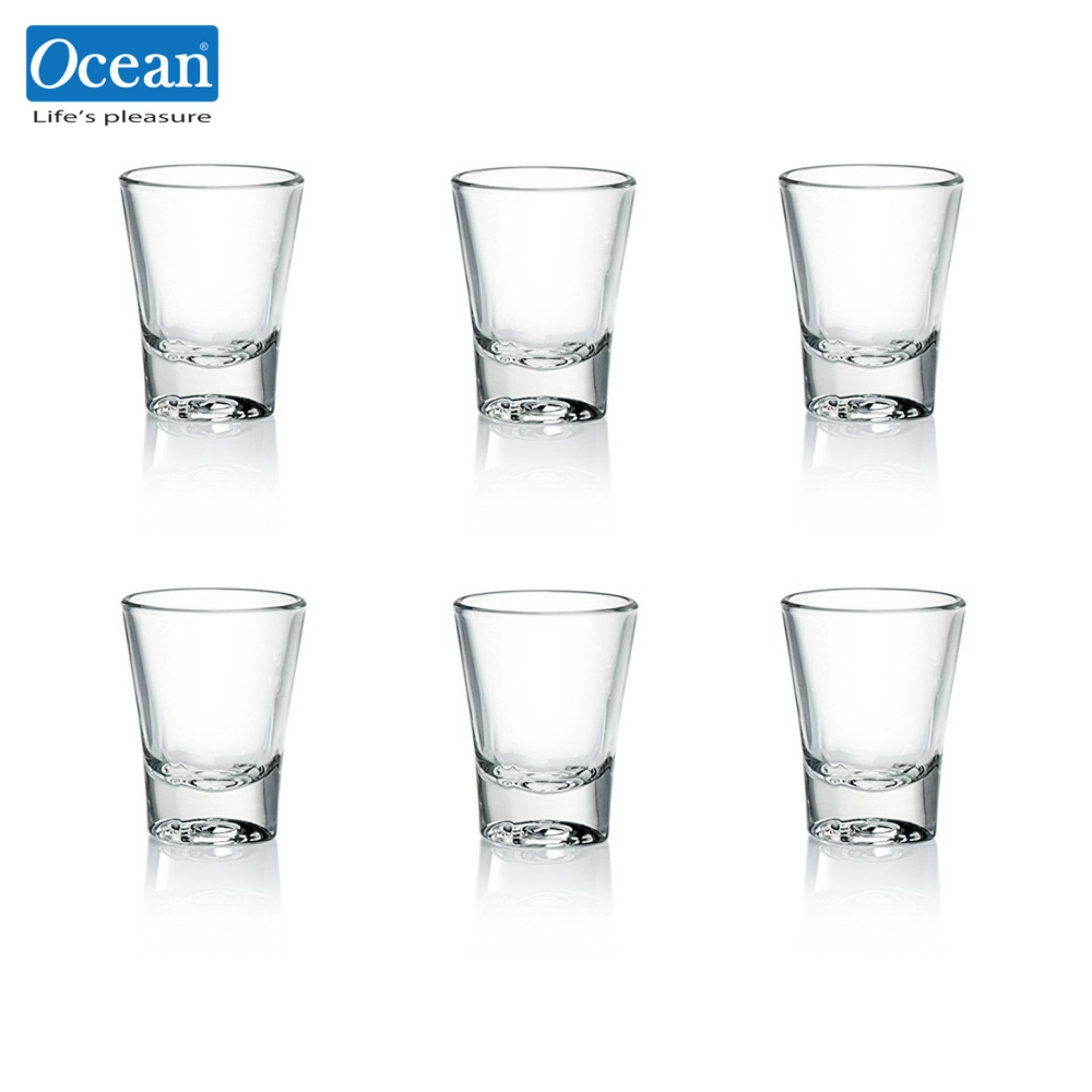 [HCM]Bộ 6 ly thủy tinh Ocean Solo Shot 60ml