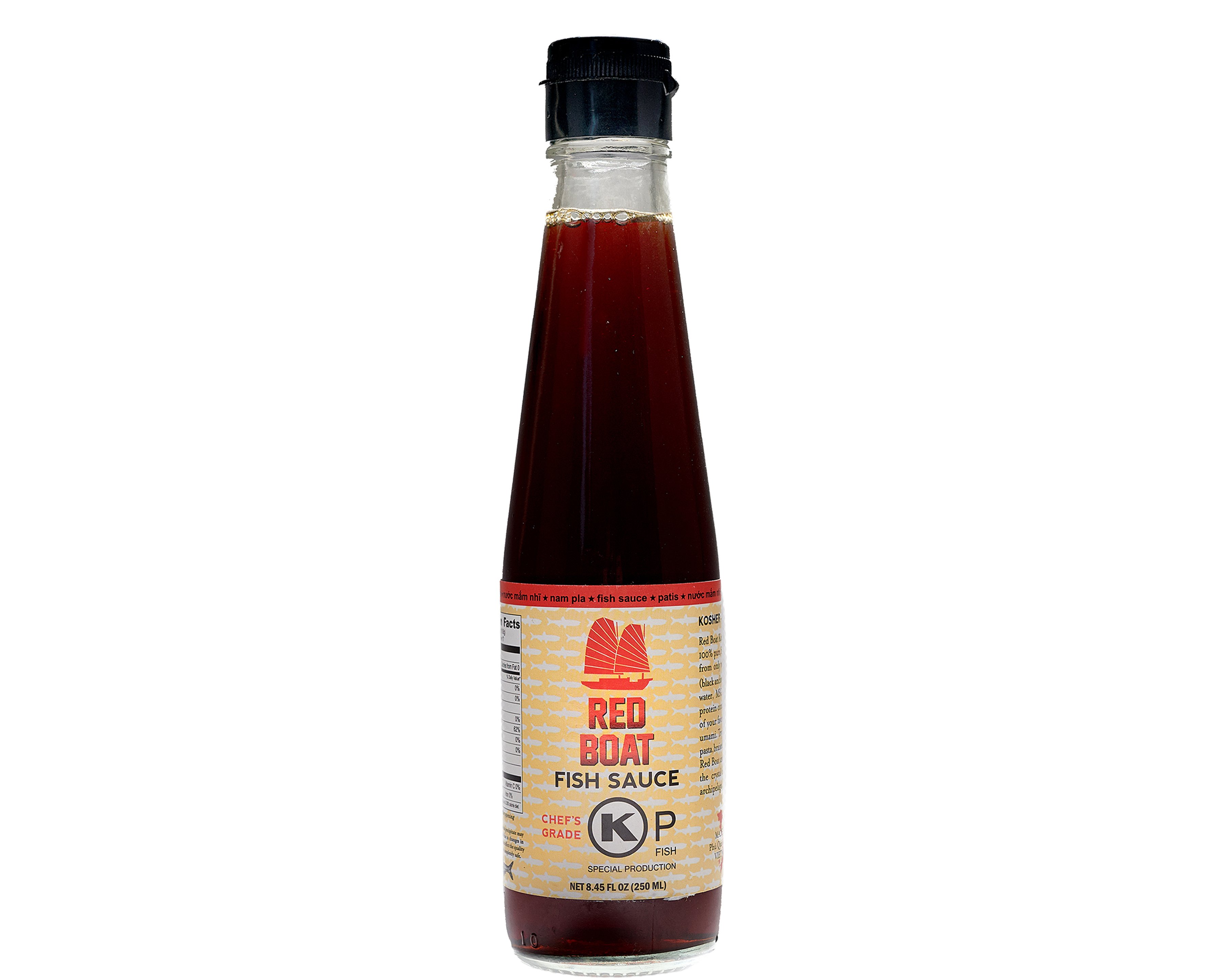 Nước mắm Red Boat Kosher Chef s Grade 40N độ đạm tự nhiên - Chai 250ml
