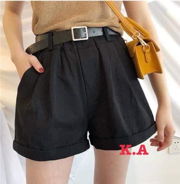 Quần đùi kaki gập gấu (không thắt lưng) DTR0619