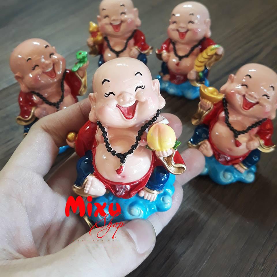 [HCM]BỘ 05 TƯỢNG CHIBI PHẬT DI LẶC 7.5CM