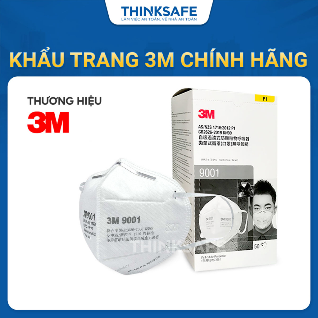 3M mask original 9001 antibacterial fabric smooth dust filter medical loose Road 3D mask-thinsafe