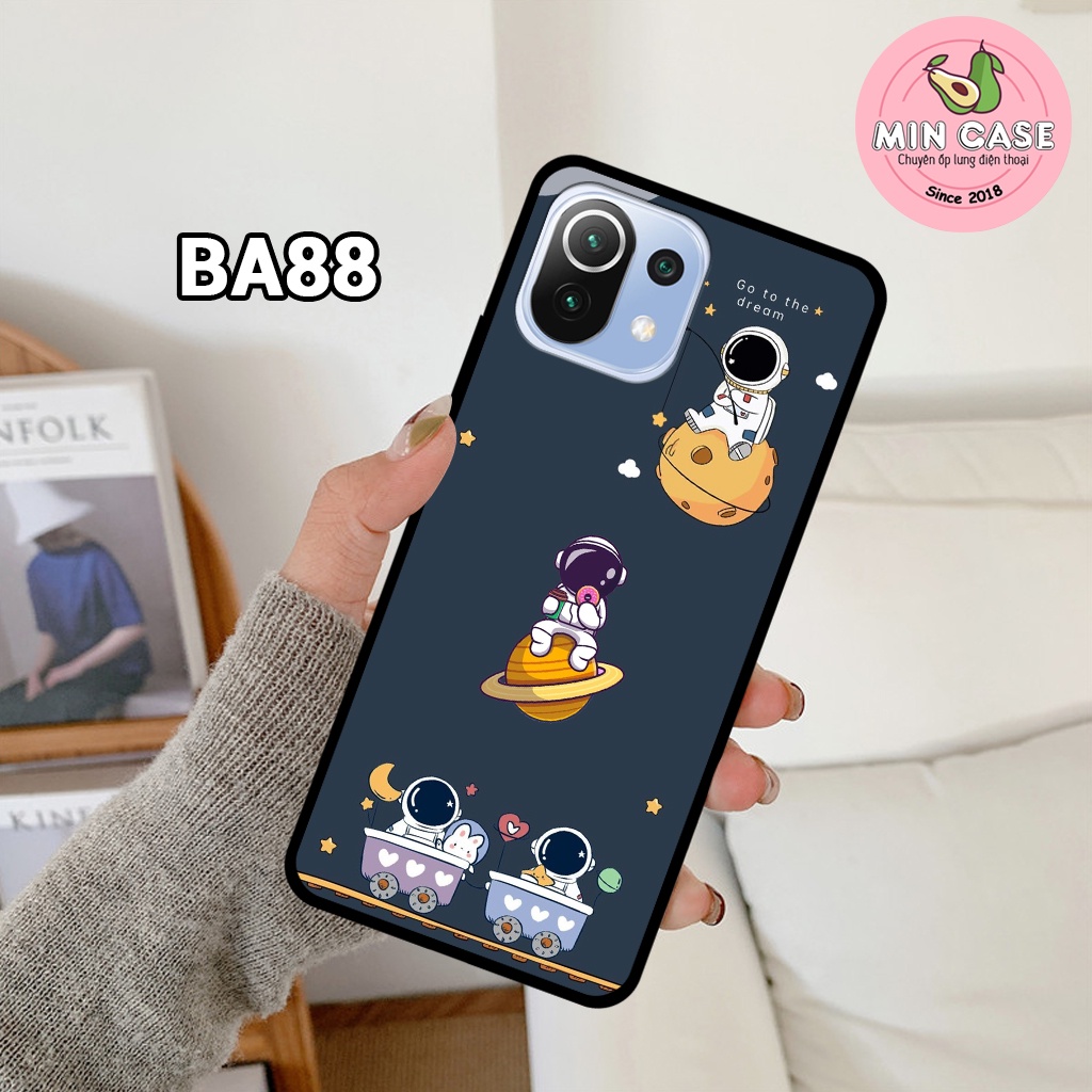 Ốp lưng xiaomi mi 11/ mi 11 lite 4g/ mi 11 lite 5g - ốp lưng xiaomi in hình phi hành gia astronaut dễ thương