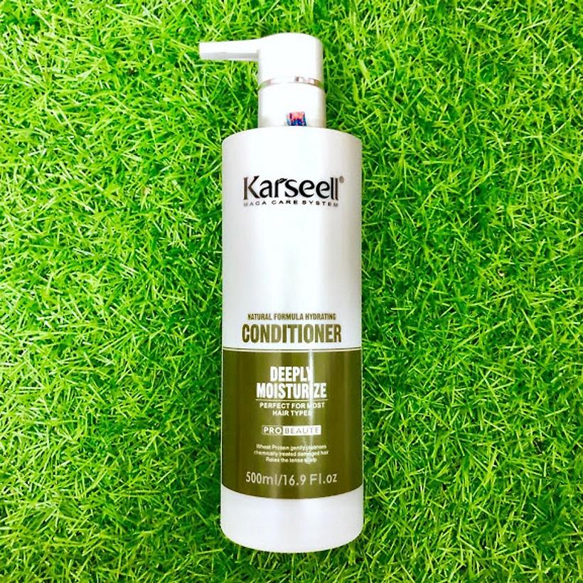 [+Tặng mũ trùm][HCM]Dầu xả làm sạch gàu Karseell Deeply Moisture Conditioner 500ml