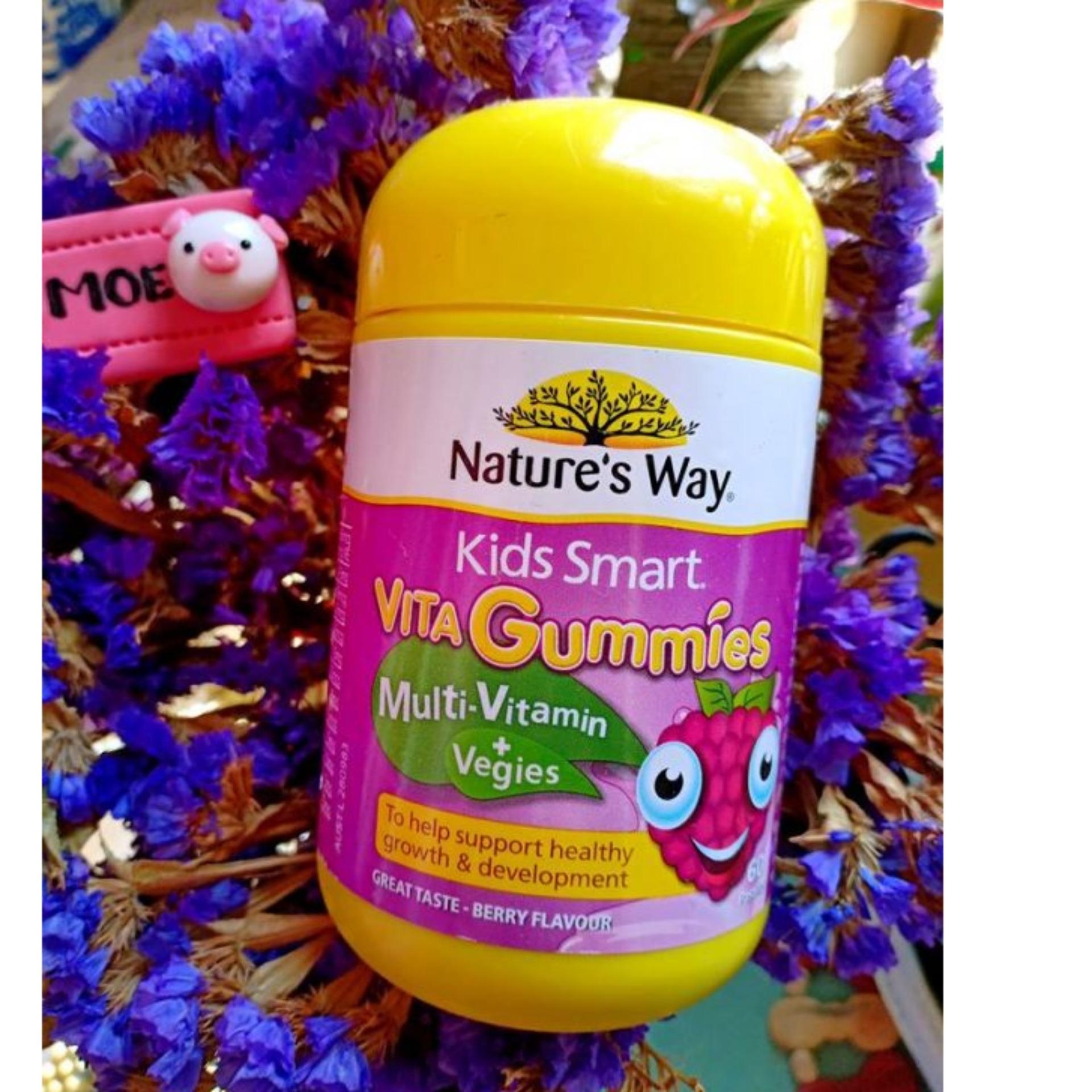 Kẹo Vita Gummies Vitamin tổng hợp và Bổ Sung rau củ quả cho bé của Úc hộp 60 viên