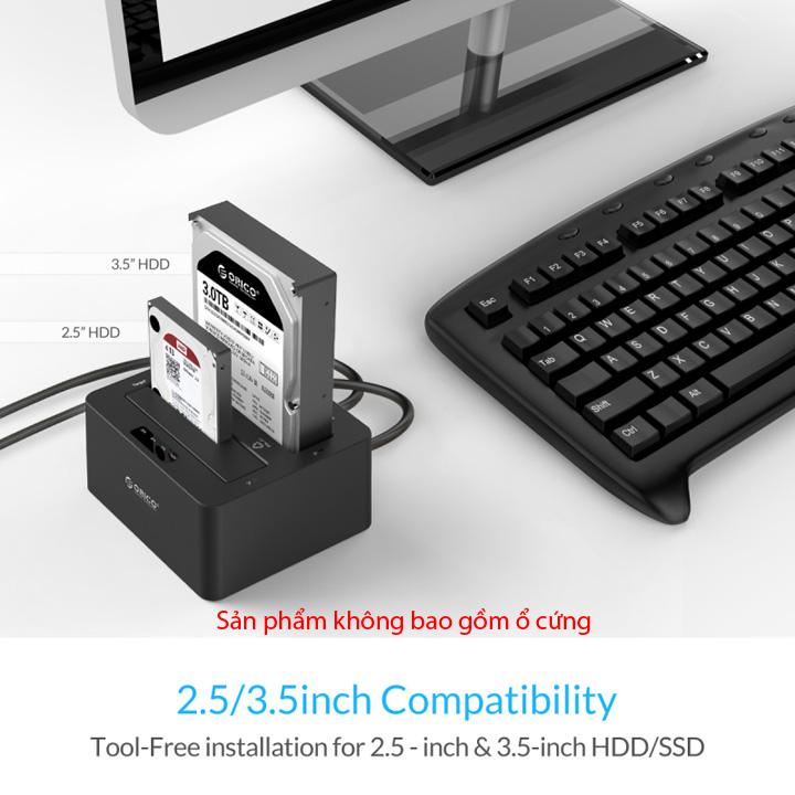 Dock ổ cứng SATA USB3.0 Orico 6228US3 - DK10
