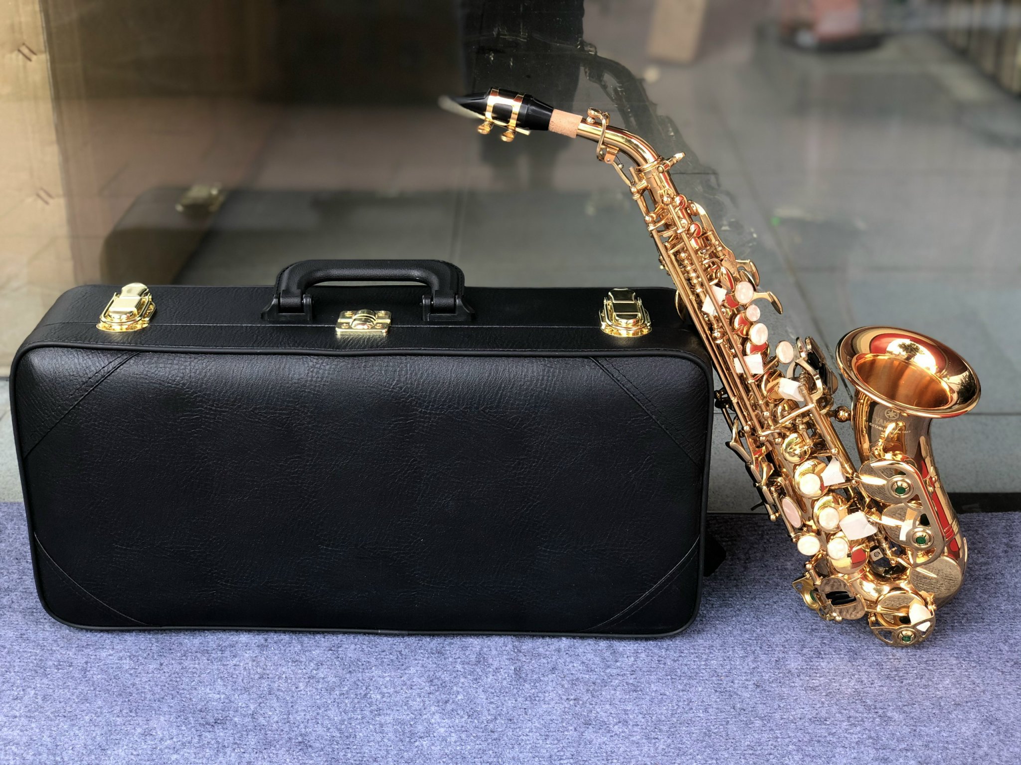 Kèn saxophone soprano cong Yamaha MK-008