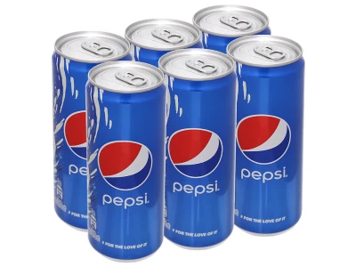 6 lon nước ngọt Pepsi Cola 330ml