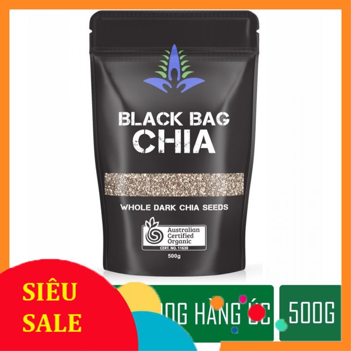 Hạt Chia Đen Úc Black Bag Chia 500gr