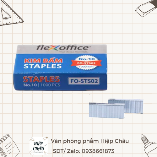 Bộ bấm kim số 10 Flexoffice FO-ST02 (FS)