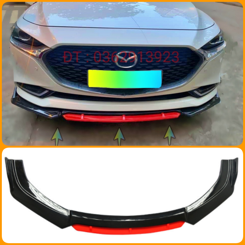 Cản Trước  Bảo Vệ Xe Mazda3 Hàng Loại 1 Lắp Cho Hết Các Đời