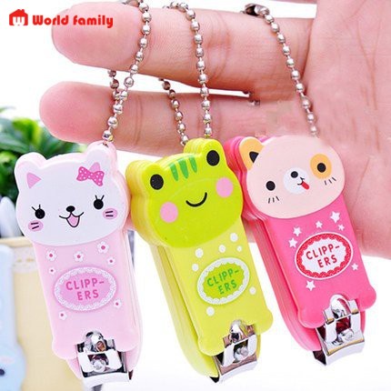 COMBO 2 CHIẾC Bấm móng tay hình thú dễ thương-móc khóa bấm móng tay