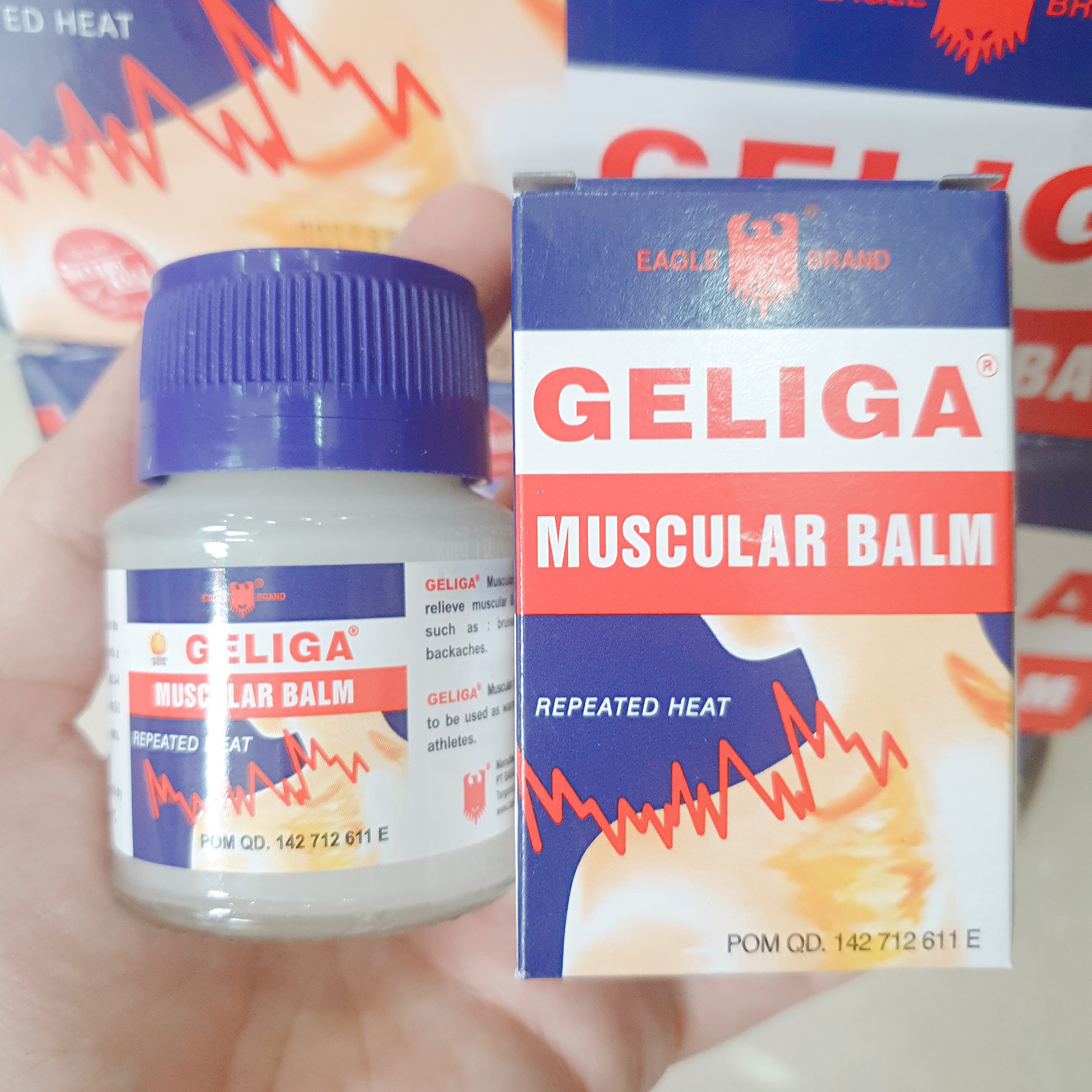 [HÀNG CHÍNH HÃNG] 2 CHAI DẦU CÙ LÀ LỬA - GELIGA MUSCULAR BALM