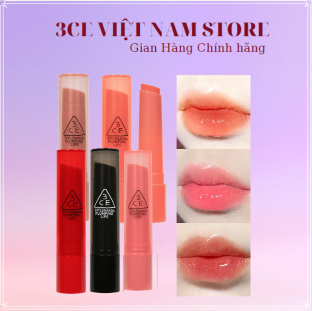 Son Dưỡng Căng Bóng Có Màu 3CE Plumping Lips 2.2g