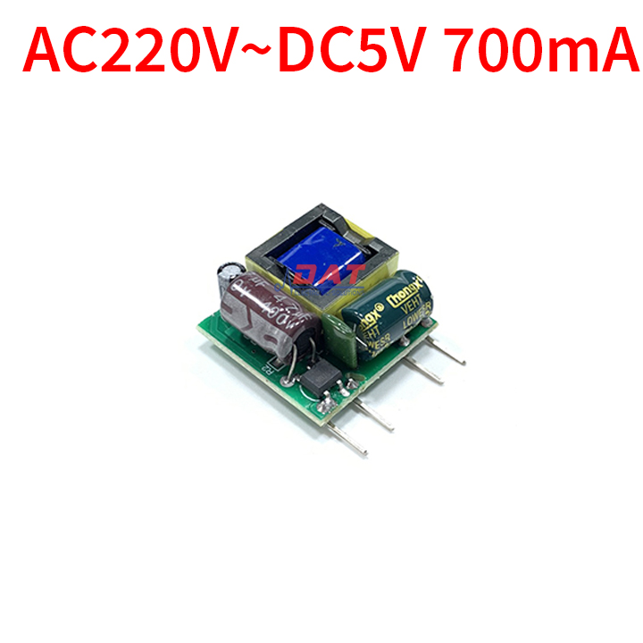 Mạch nguồn xung 220vac ra 5vdc 700ma v2