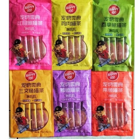 Súp thưởng cho mèo Happy 100 gói 5 thanh