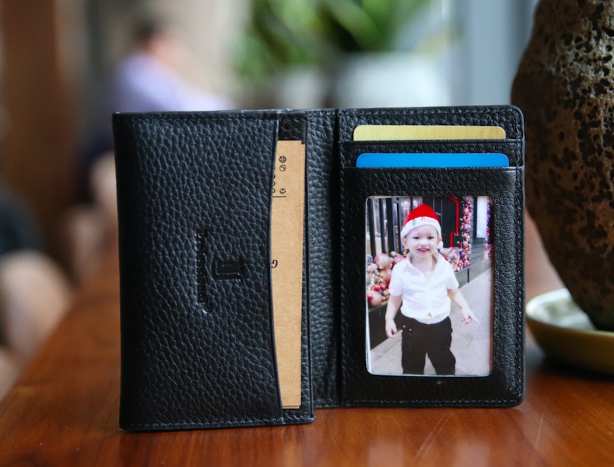 Ví card mini da bò cao cấp siêu mềm 2 màu đen ,nâu