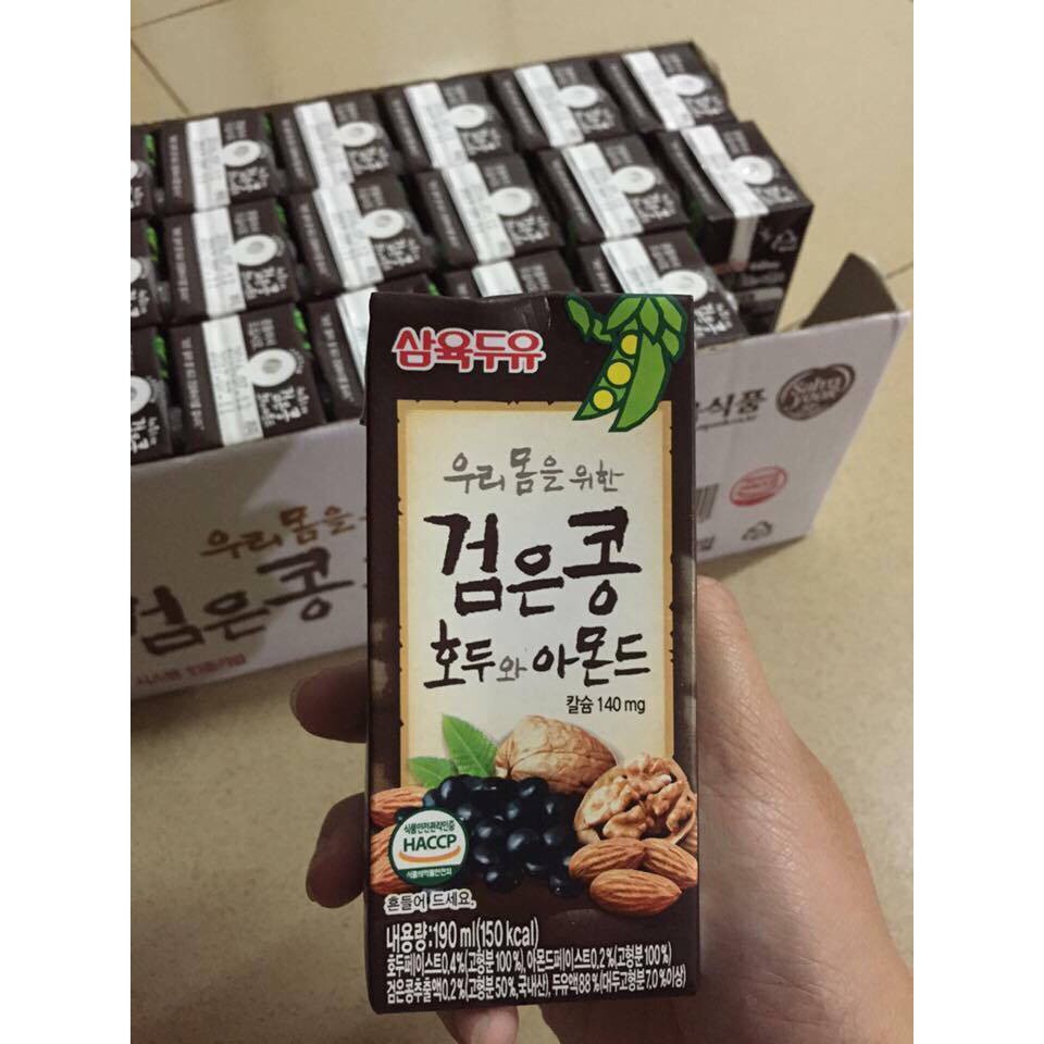 190ml sữa óc chó hàn quốc