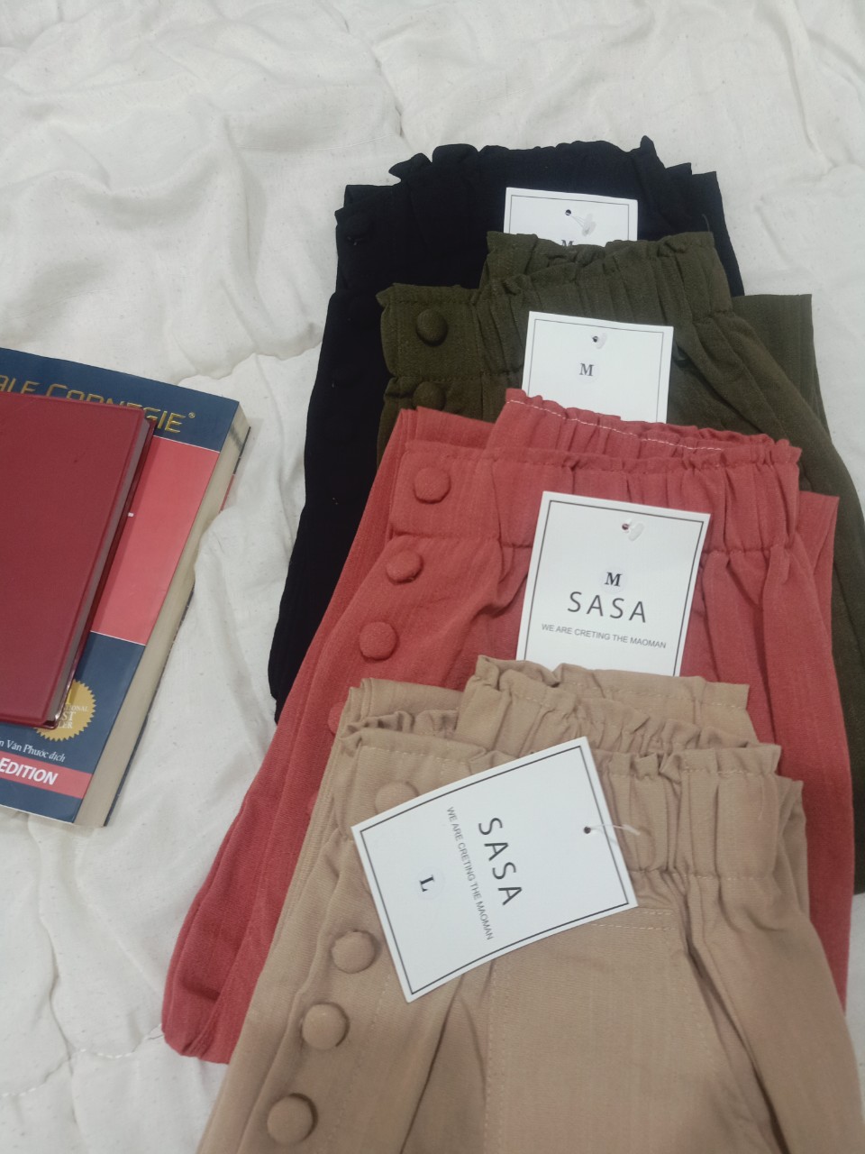 Quần Đũi Baggy 5 cúc bọc