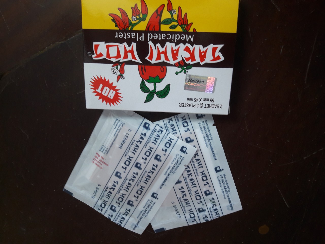 [HCM]Combo 5h Cao dán Trái ớt Takahi Hot