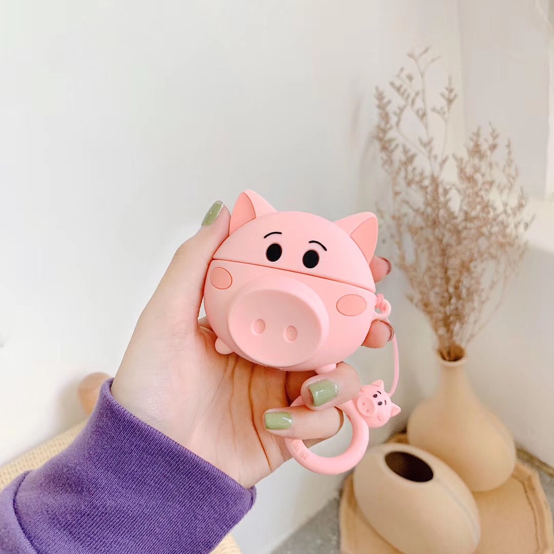 🌟Case AirPods🌟 Vỏ Bọc Tai Nghe AirPods 1/2/Pro Heo Kute