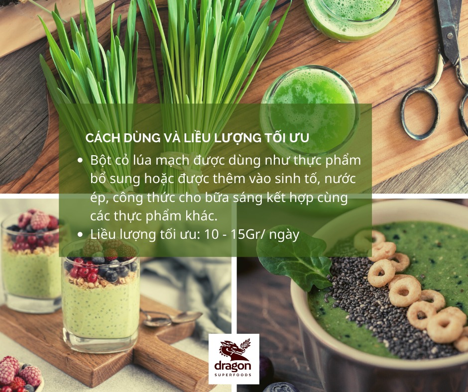 Bột Cỏ lúa mạch hữu cơ 150Gr