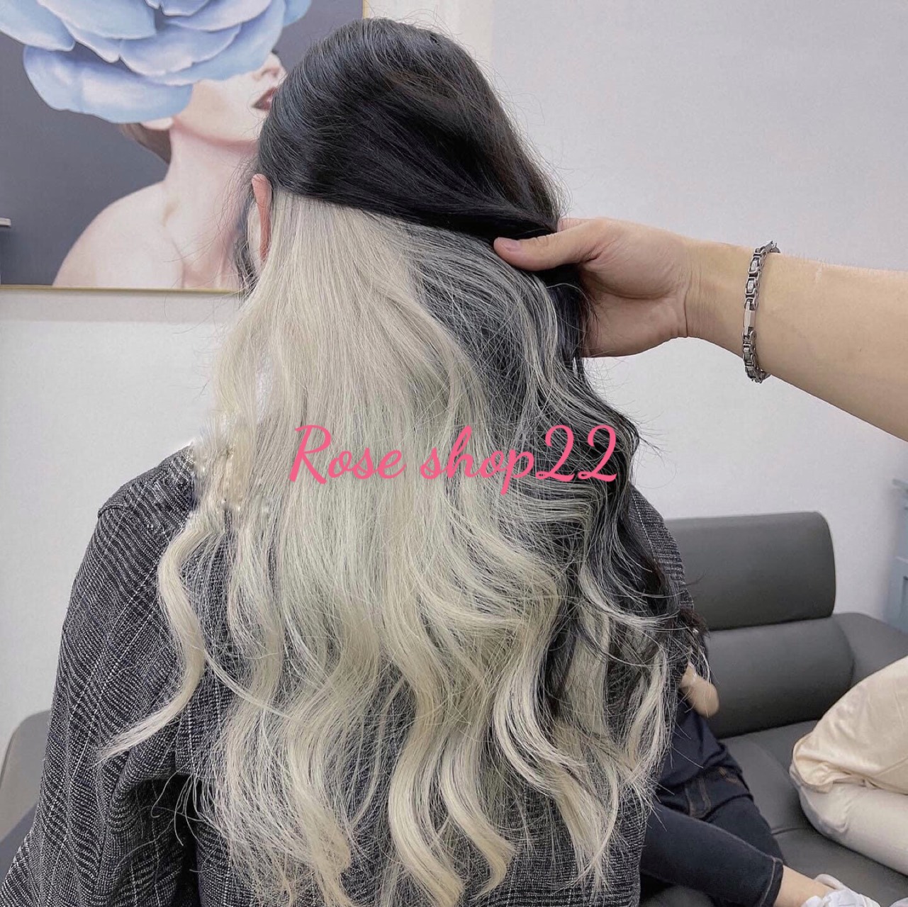 Combo White Hair Dye Platinum + Oxygen
