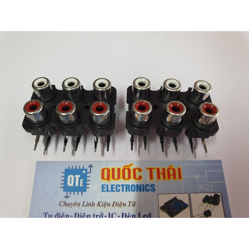 Combo 2 jack av 6 lỗ