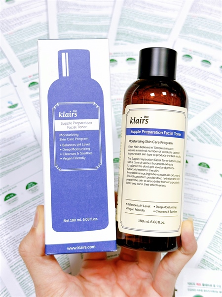 Nước Hoa Hồng Klair Supple Preparation 180ml